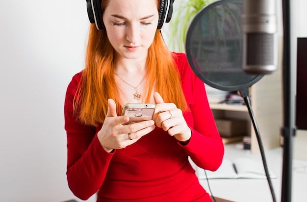 A person sending an email with a personalized podcast pitch, with a focus on the laptop screen showing a well-crafted message tailored to the specific podcast host. The setting emphasizes the importance of thoughtful and targeted communication.
