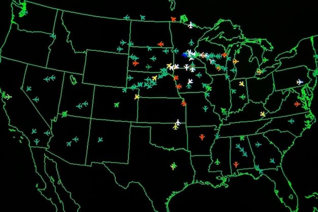 A digital map of the United States, with each time zone clearly highlighted and labeled. Overlayed on the map are icons representing podcasting equipment (microphones, headphones), indicating the widespread distribution of podcast guests and hosts across the US.